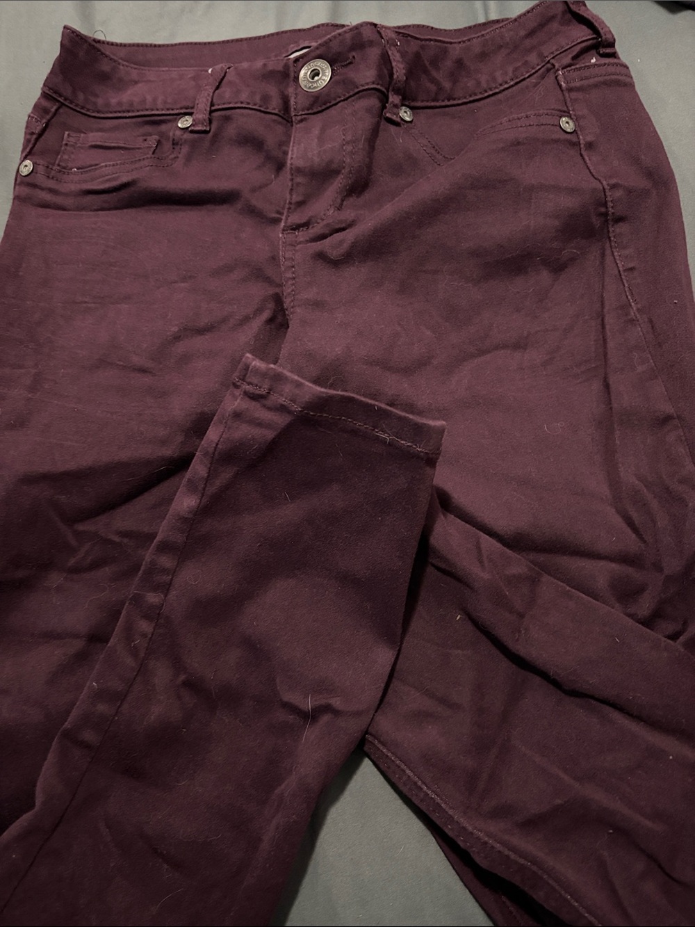 Maurices Men's Straight Leg Pants in Plum